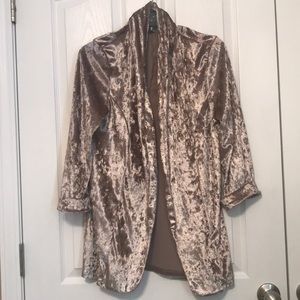 Velvet bronze jacket